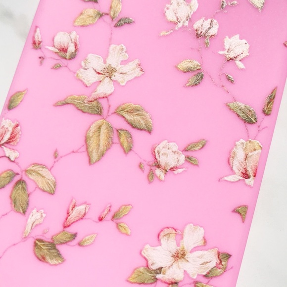 NEW iPhone 6+/6s+ Pink Floral Heart Soft Case - Picture 2 of 4